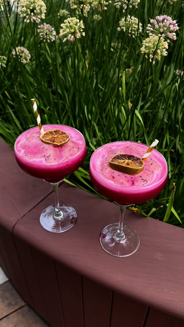 Instagram post by @alwaysasiamarie for Pitaya Foods. Caption reads: Colorful fuel, made simple — and now in a size....