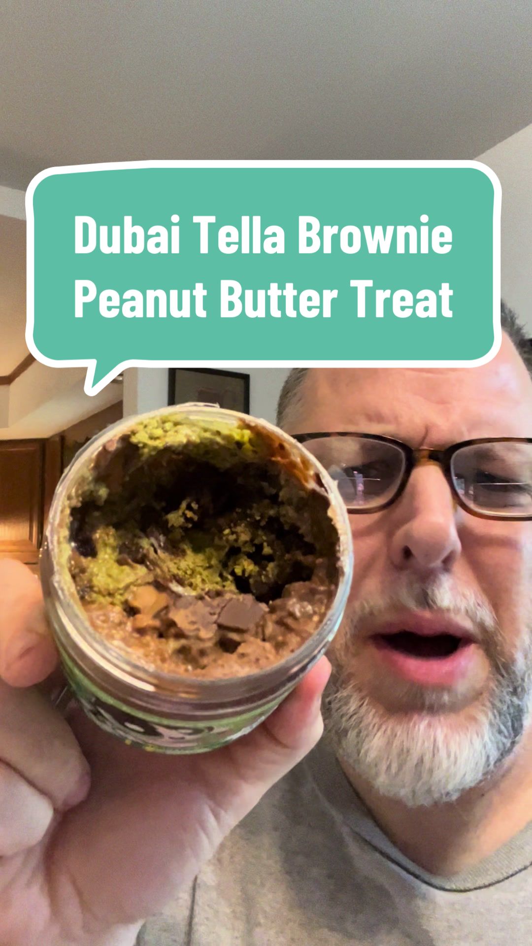 TikTok post by @shadowsofdust for Nerdy Nuts. Caption reads: [...] #kataifi #chocolate @Nerdy Nuts Shop.
