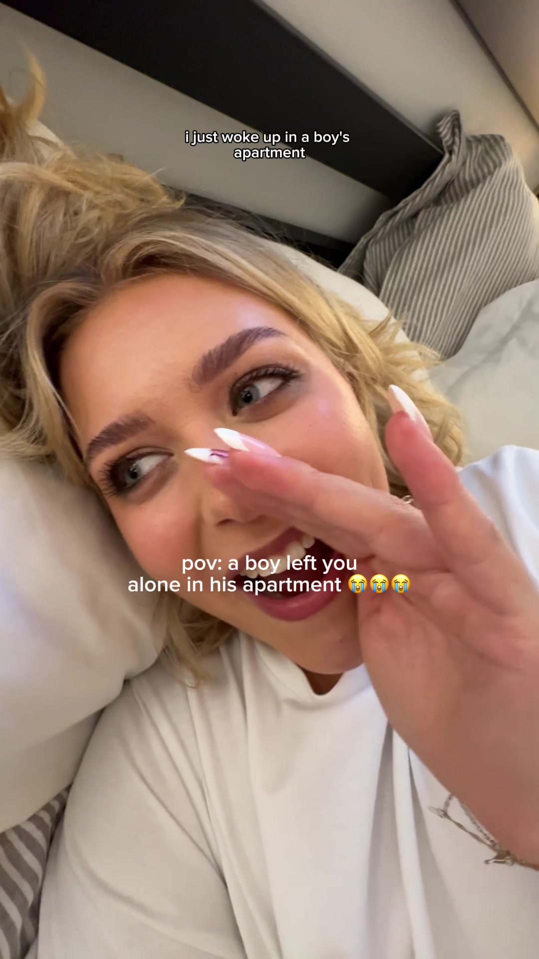 TikTok post by @kaylaleekane for LOOPS. Caption reads: Based on a true story @LoopsBeauty Bringing....