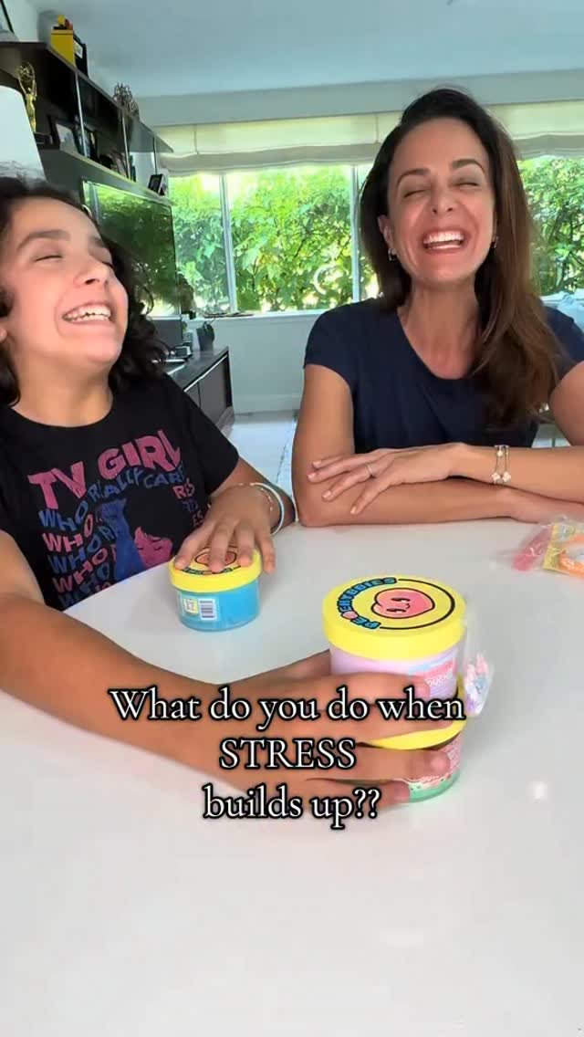 Instagram post by @michelelepe for Peachybbies. Caption reads: When you’re stressed out what do you do? Scream?....