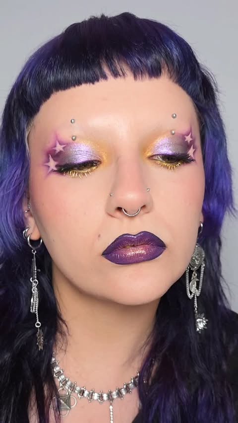 Instagram post by @nonaa_mua for P.Louise. Caption reads: [...] Volume 1 Eyeshadow palette....