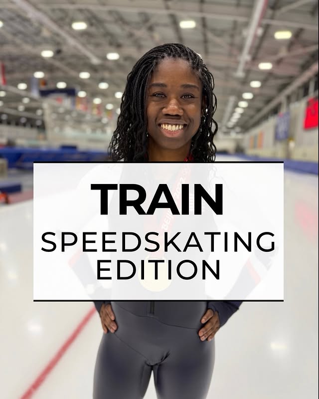 Instagram post by @speedyj for DICK'S Sporting Goods. Caption reads: [...] #TeamUSA #TRAIN #DKSPartner....