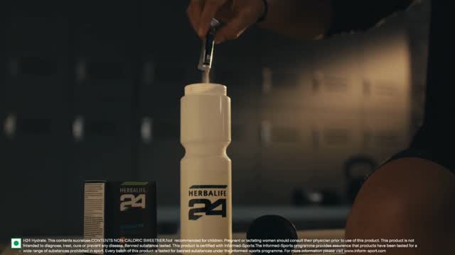 Instagram post by @yashasvijaiswal28 for Herbalife. Caption reads: [...] fuel greatness from within! Watch how....