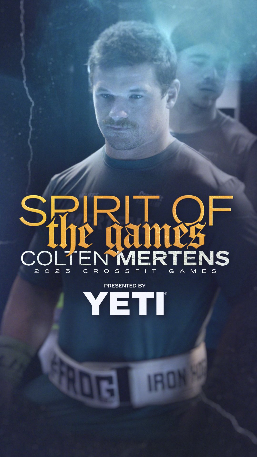 Instagram post by @colten_mertens for CrossFit. Caption reads: “He carries himself with an attitude of humble....