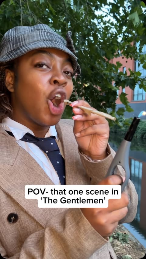 Instagram post by @dnlishworld for Netflix UK & Ireland. Caption reads: AD The Gentlemen S2 is here😆. Now streaming on....
