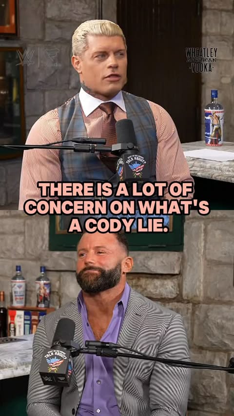 Instagram post by @americannightmarecody for WWE. Caption reads: I brought receipts on the newest episode of....
