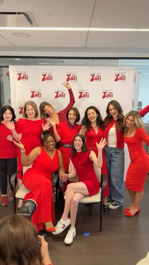 Instagram post by @raquelhutt for American Heart Association. Caption reads: As many of you know, a few months ago I survived a....
