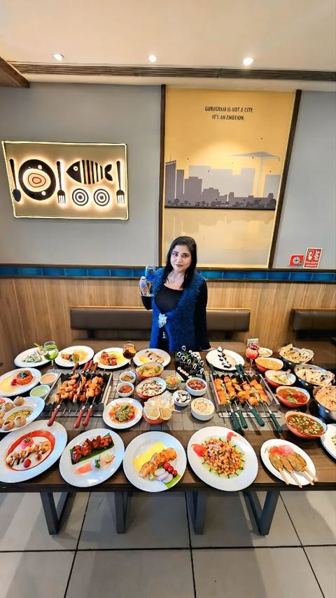 Instagram post by @lifestylebow for Barbeque Nation. Caption reads: Dilli ka dilwala Buffet…

Dilli NCR ke foodies…....