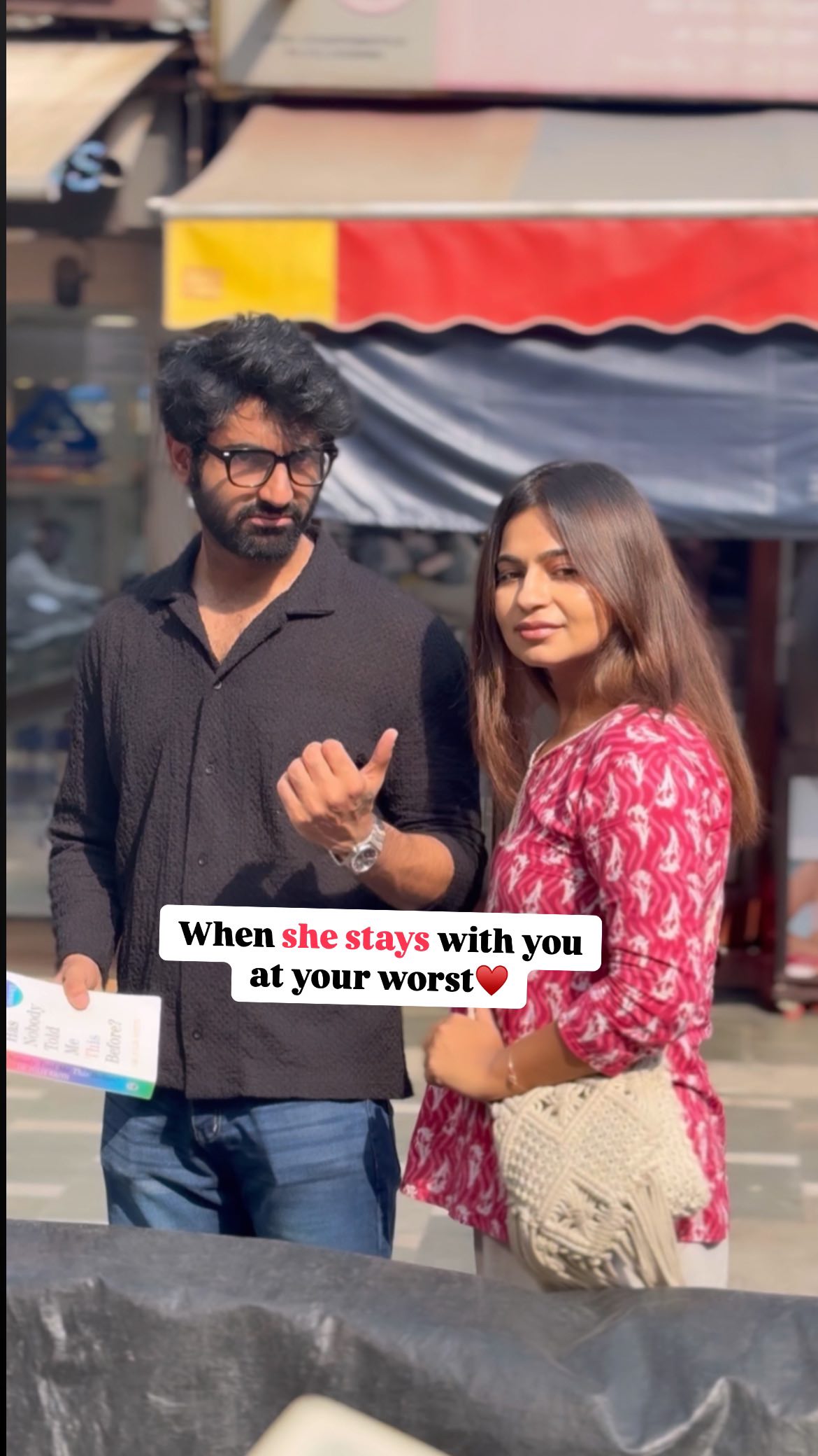 Instagram post by @yashvayayay for CaratLane. Caption reads: #Ad If she stood by you through your toughest....