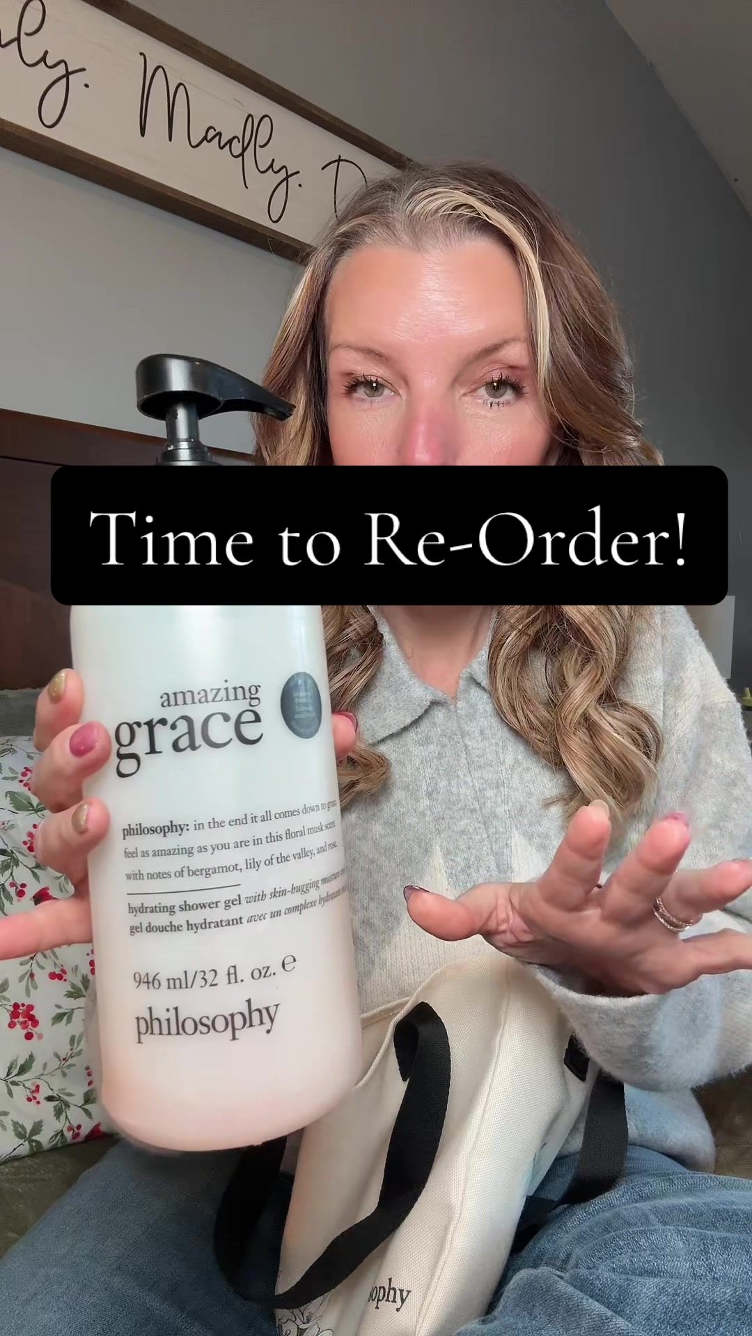 TikTok post by @likeag6but10 for philosophy. Caption reads: @QVC, Inc has a great deal on this @philosophy....