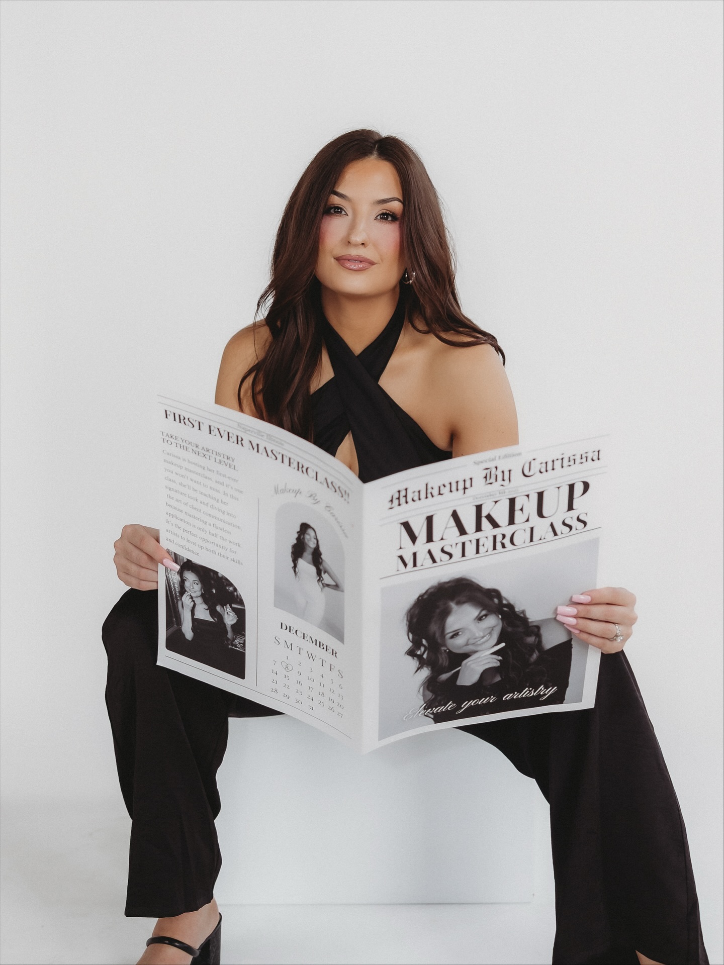 Instagram post by @makeupbycarissastclair for Morphe. Caption reads: MY FIRST EVER IN PERSON MASTERCLASS! ✨

When:....