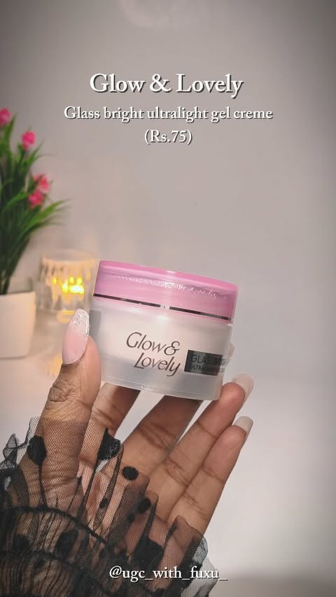 Instagram post by @ugc_with_fuxu_ for Smytten. Caption reads: Glow that looks premium but costs only 75? Yes,....