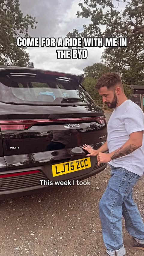 Instagram post by @cptruths for BYD. Caption reads: [...] a big difference. I’ve been driving the BYD....