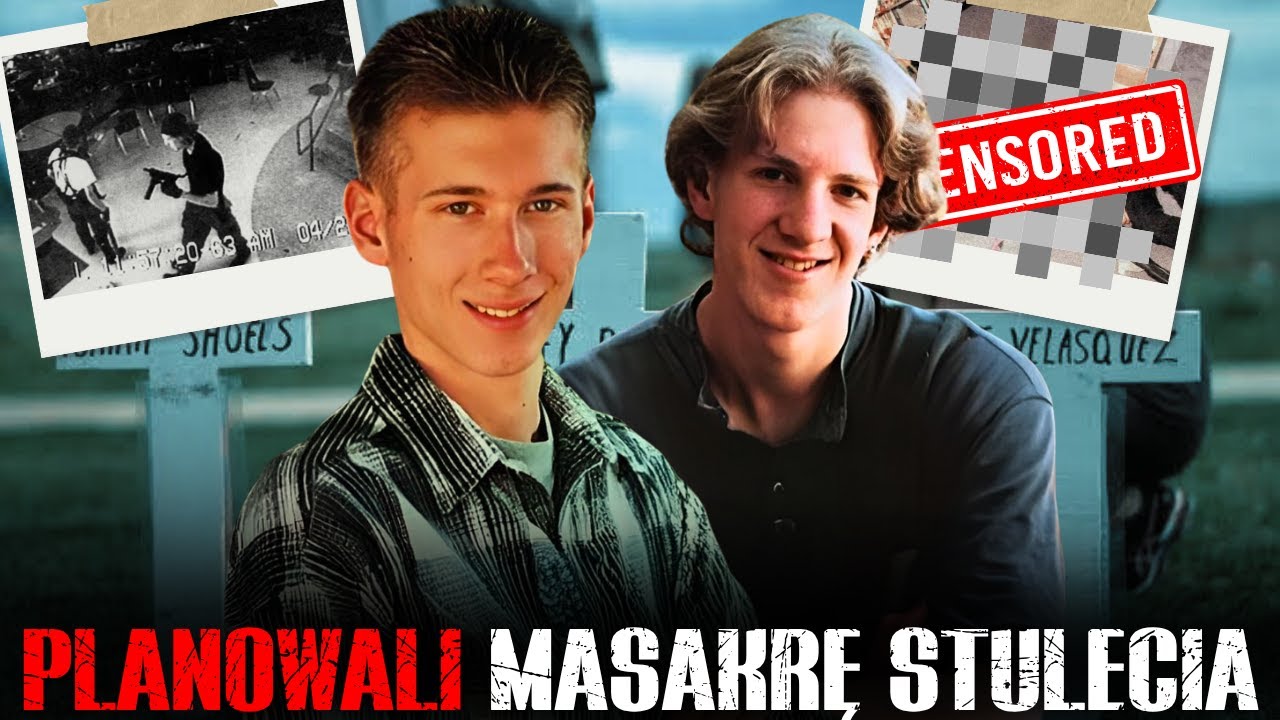 YouTube post by @Zbrodnia_Ikara for Goldsaver. Caption reads: Columbine – The Most Famous School Massacre in....