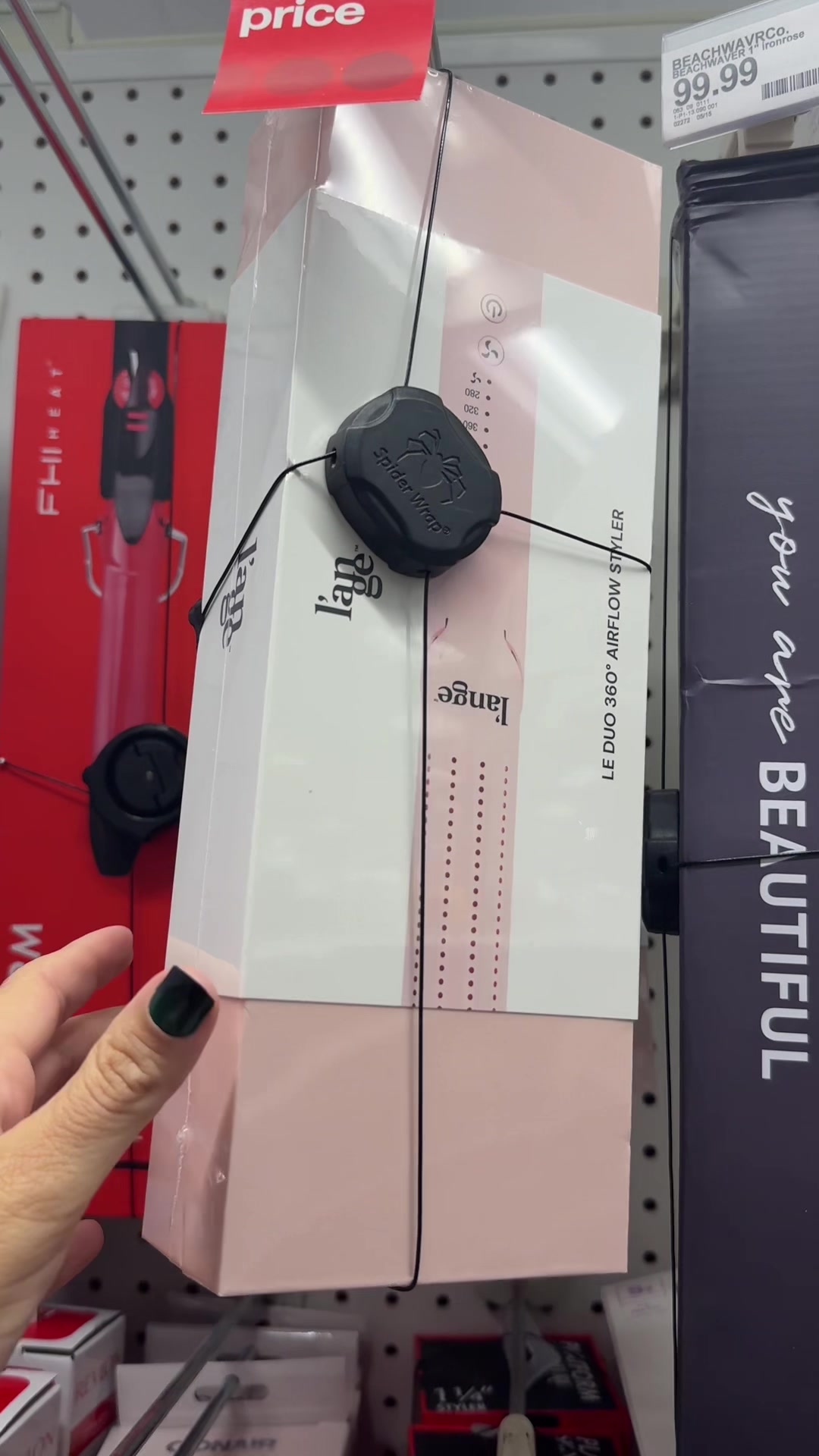 TikTok post by @christine.rph.tts for L'ange Hair. Caption reads: Don’t buy anywhere else! @langehair  #langehair....