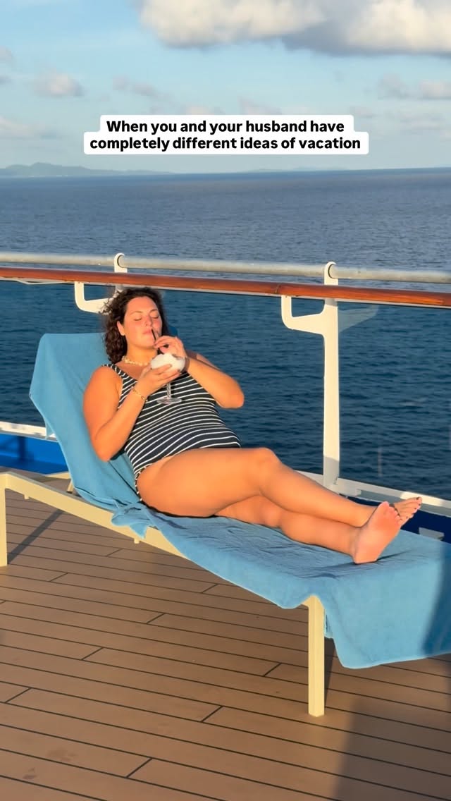 Instagram post by @kristinazias for Princess Cruises. Caption reads: the yin to my yang! thankfully, @princesscruises....