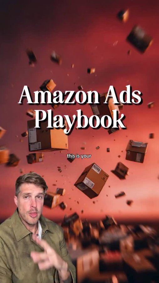 Instagram post by an influencer for Amazon Ads. Caption reads: This is your guide to @amazonads strategy, from....