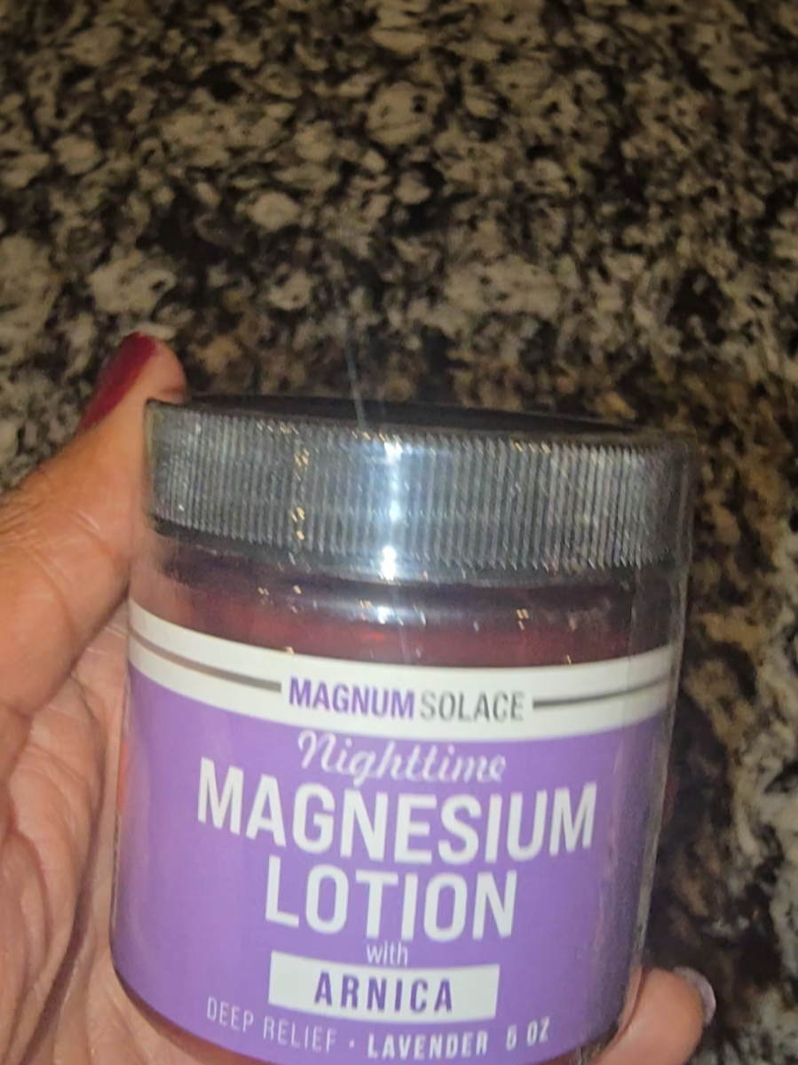 TikTok post by @j.e..mm for Magnum Solace. Caption reads: [...] self-care to your bedtime routine! @Magnum....