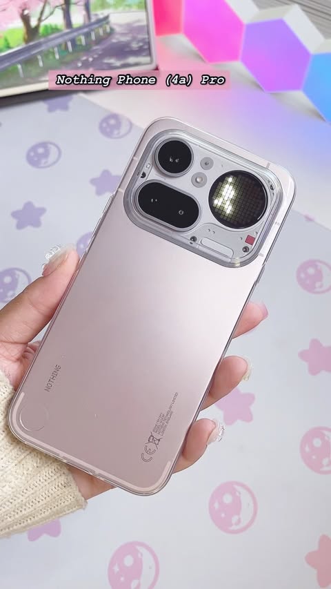 Instagram post by @shaunychu for Nothing. Caption reads: Nothing Phone 4(a) 🎀 gifted Nothing is a brand....