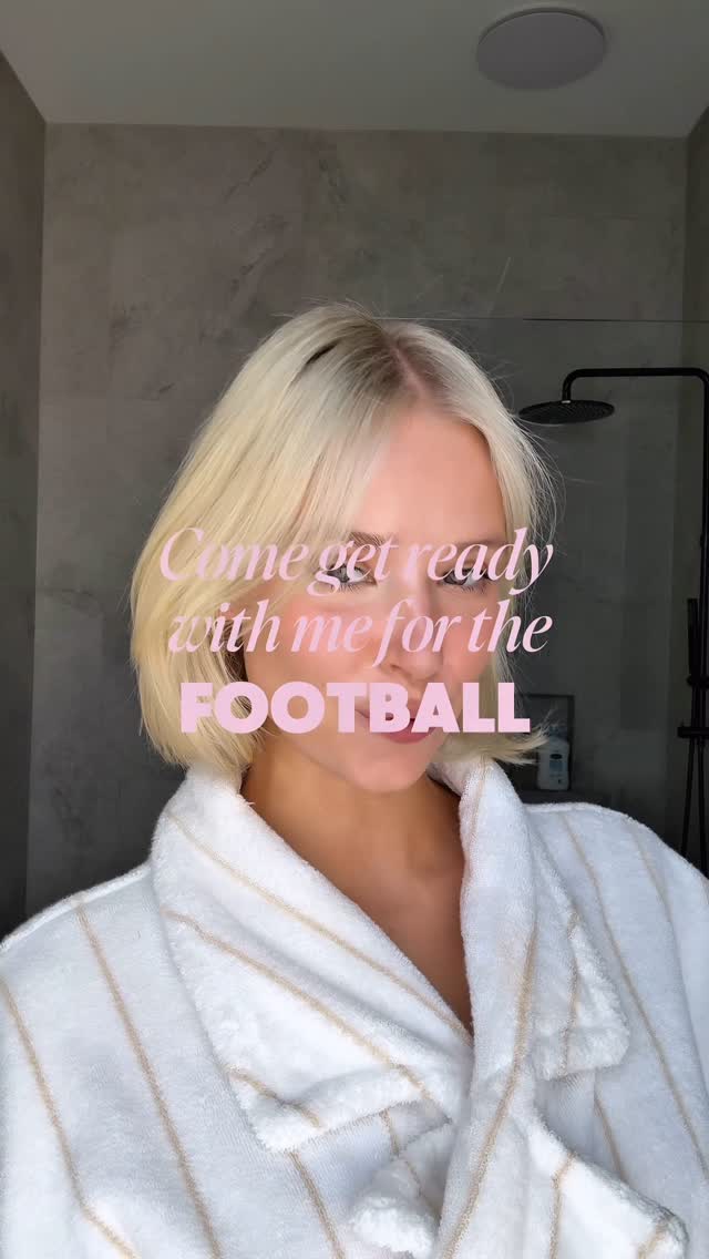 Instagram post by @annalisedalins_ for BondiBoost. Caption reads: Game day = @bondiboost hair routine + a little....