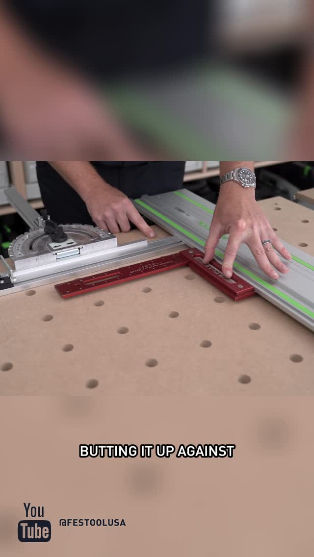 Instagram post by @bentswoodworking for Festool USA. Caption reads: An all new Basics episode is live on YouTube! 

In....