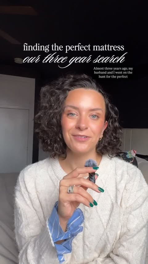 Instagram post by @itsmaggieburnett for Helix Sleep. Caption reads: [...] over the last three years, and @helixsleep....