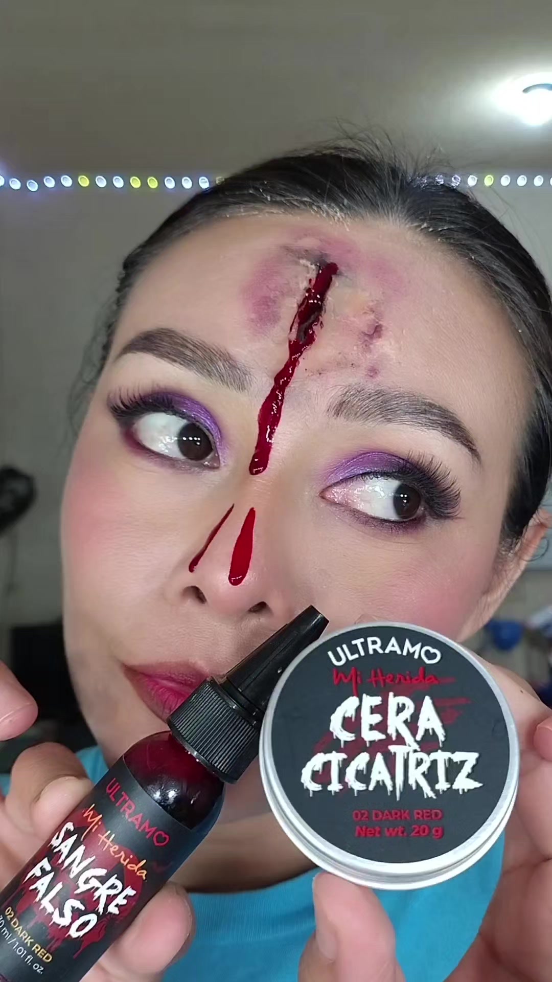 TikTok post by @berepacheco3 for Ultramo. Caption reads: este kit sangrient0 de @ULTRAMO  es lo que tus....