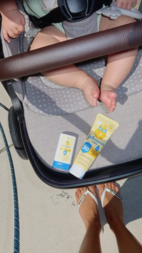 Instagram post by @suebagleyy for Johnson’s Baby. Caption reads: #ad #JohnsonsBabyPartner COME SHOPPING WITH ME!!....