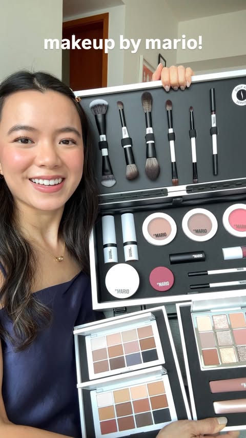 Instagram post by @elizabethhhloves for MAKEUP BY MARIO. Caption reads: @makeupbymario is finally in hk & it's available....