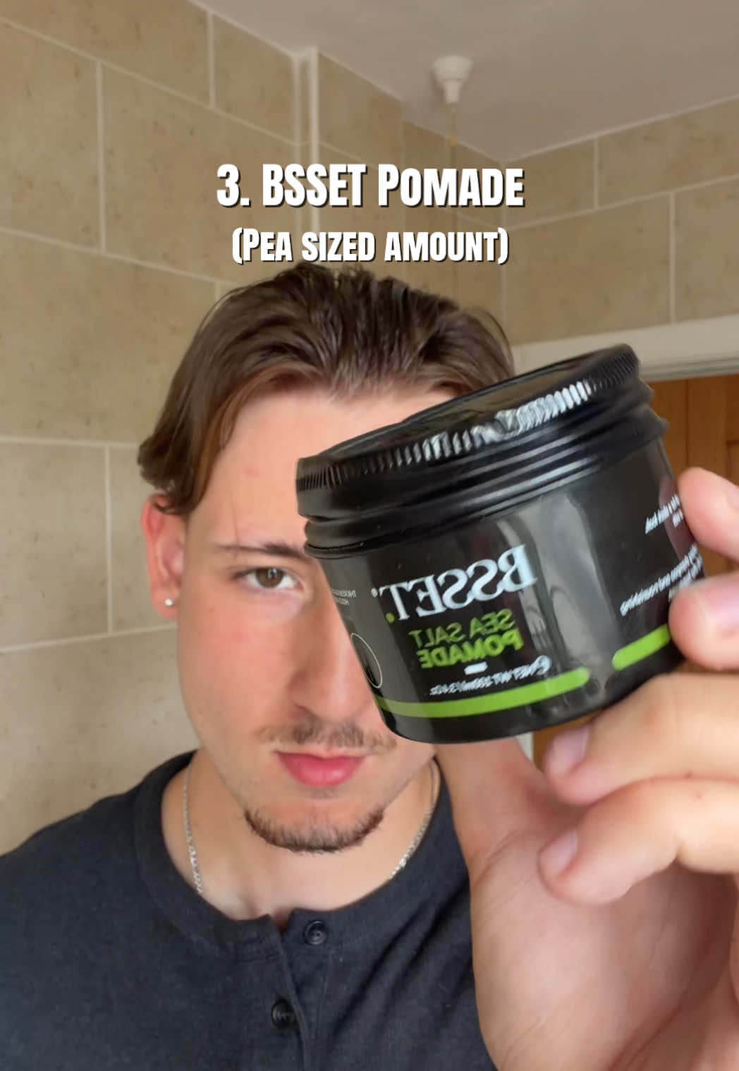 TikTok post by @optimise_ for BSSET. Caption reads: How to acquire the “wet flow” look 🌊 By @BSSET 😎....