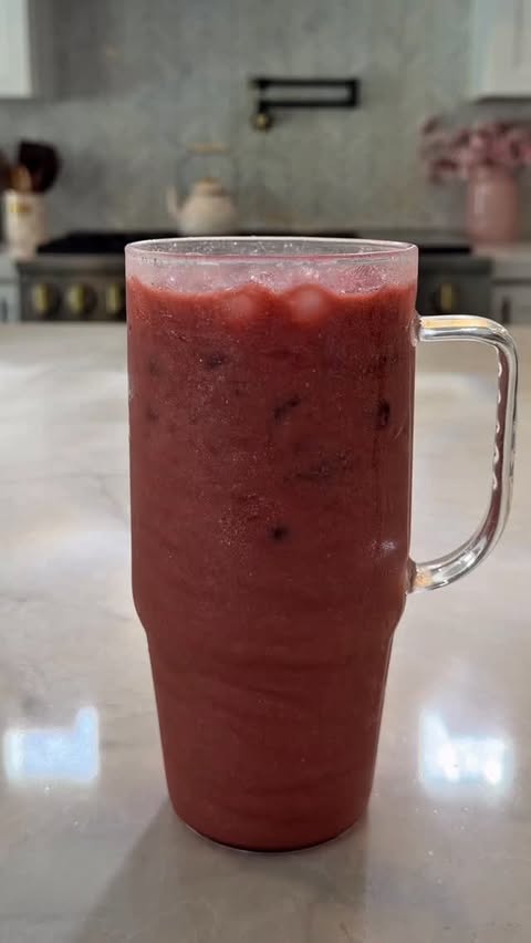 Instagram post by @mikayla.mcneany for Drinks TRIP. Caption reads: XXL sleepy girl mocktail recipe 🩷🫧🍒💤 Who else....