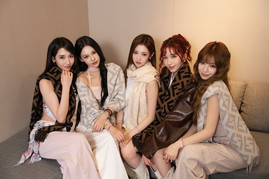 Instagram post by @a2o.may for Fendi. Caption reads: A little postcard from winter ✉️❄️

This winter....