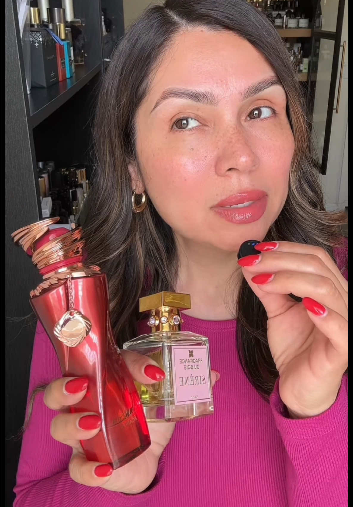 TikTok post by @yviescentlove for Beauty House. Caption reads: [...] you for gifting these for review!....