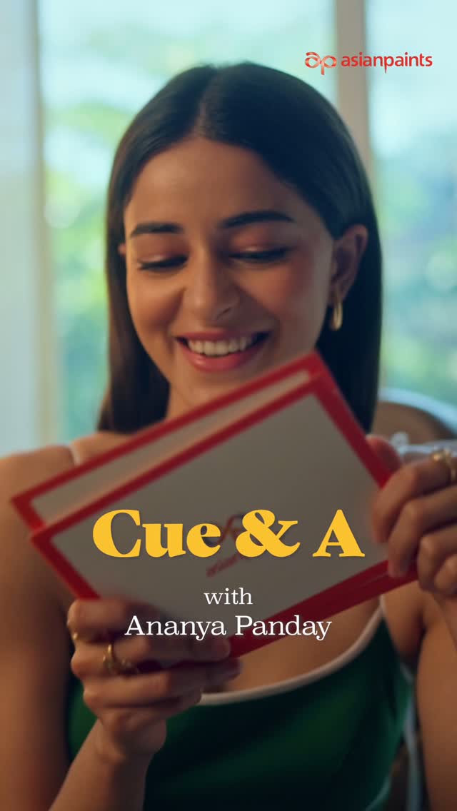 Instagram post by @ananyapanday for Asian Paints. Caption reads: New year, same candid energy. This is just a....