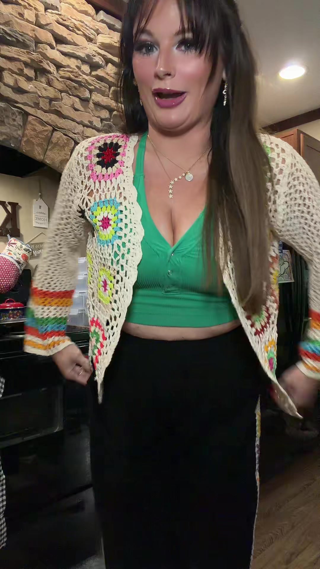 TikTok post by @shop.makeup.skin_withme for Profit Outfits. Caption reads: Fun, cute & comfy outfit that I through together....