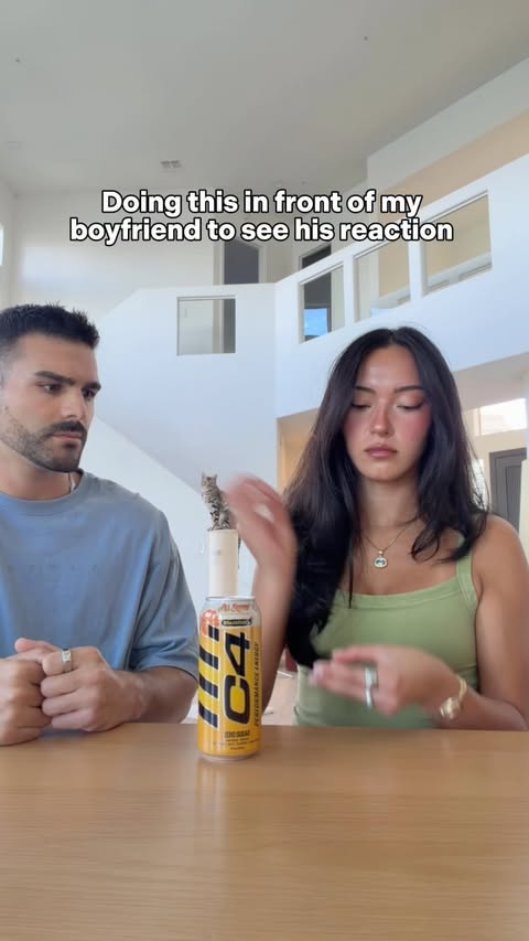 Instagram post by @tinozach for Cellucor. Caption reads: She at least tried 😭 Shop @c4energy All Hopped Up....