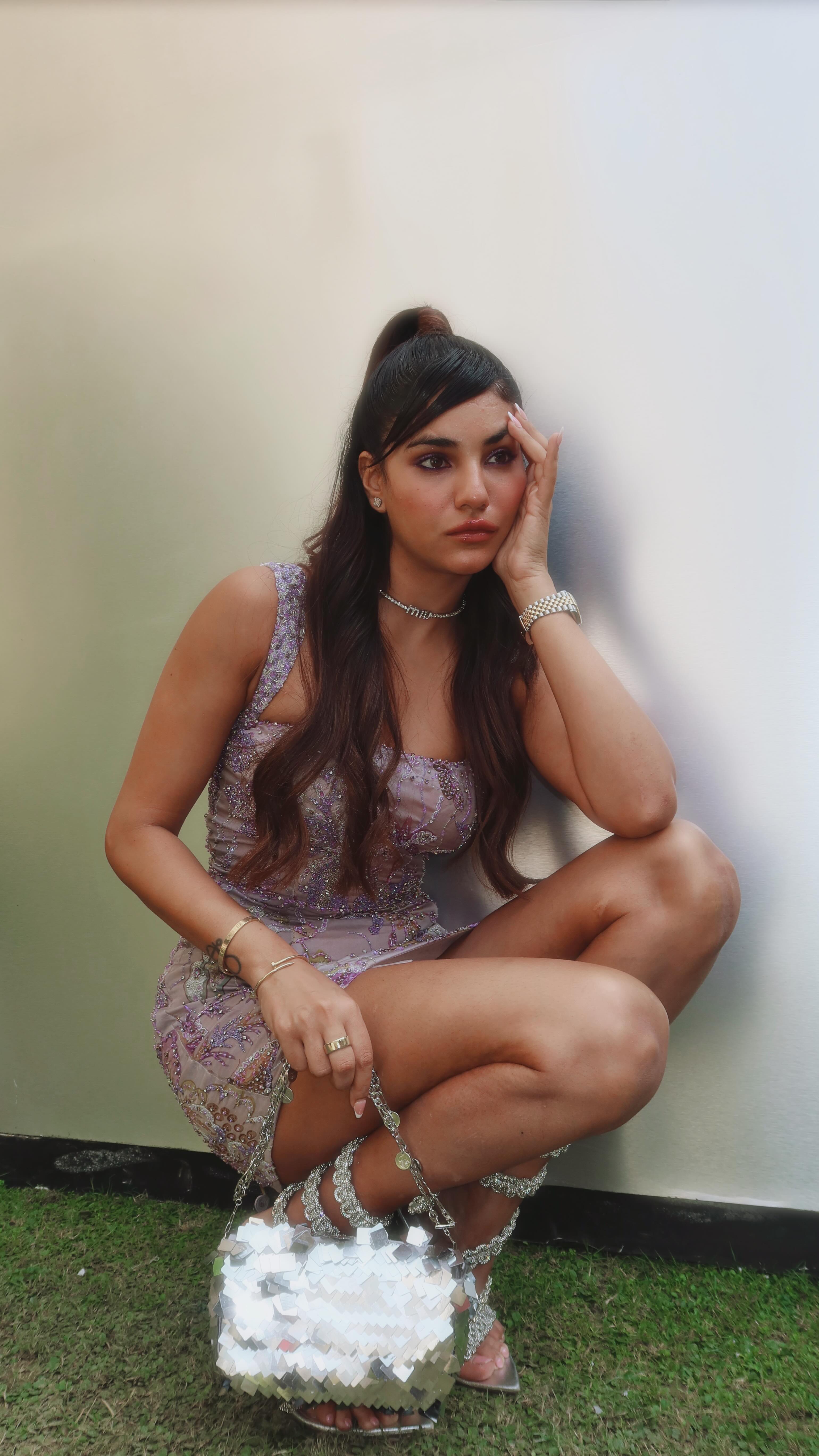 Instagram post by @radhikasethh for TRESemmé. Caption reads: Prepped with the @tresemmeindia Lamellar Gloss....