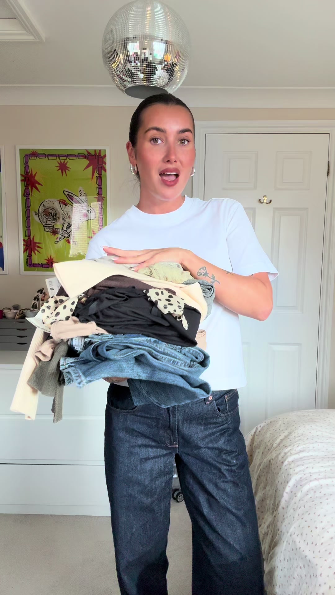 TikTok post by @katiemarywells for Topshop. Caption reads: Winter workwear haul with @asos @TOPSHOP TOPMAN ❄️.