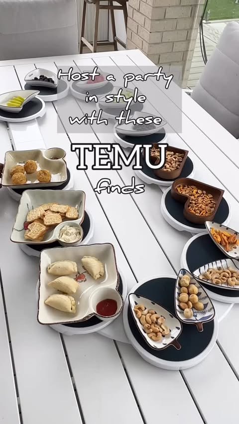 Instagram post by @ourcountrycoastalhome for Temu. Caption reads: [...] have an event! 🔎code : [kbu9822] in the....