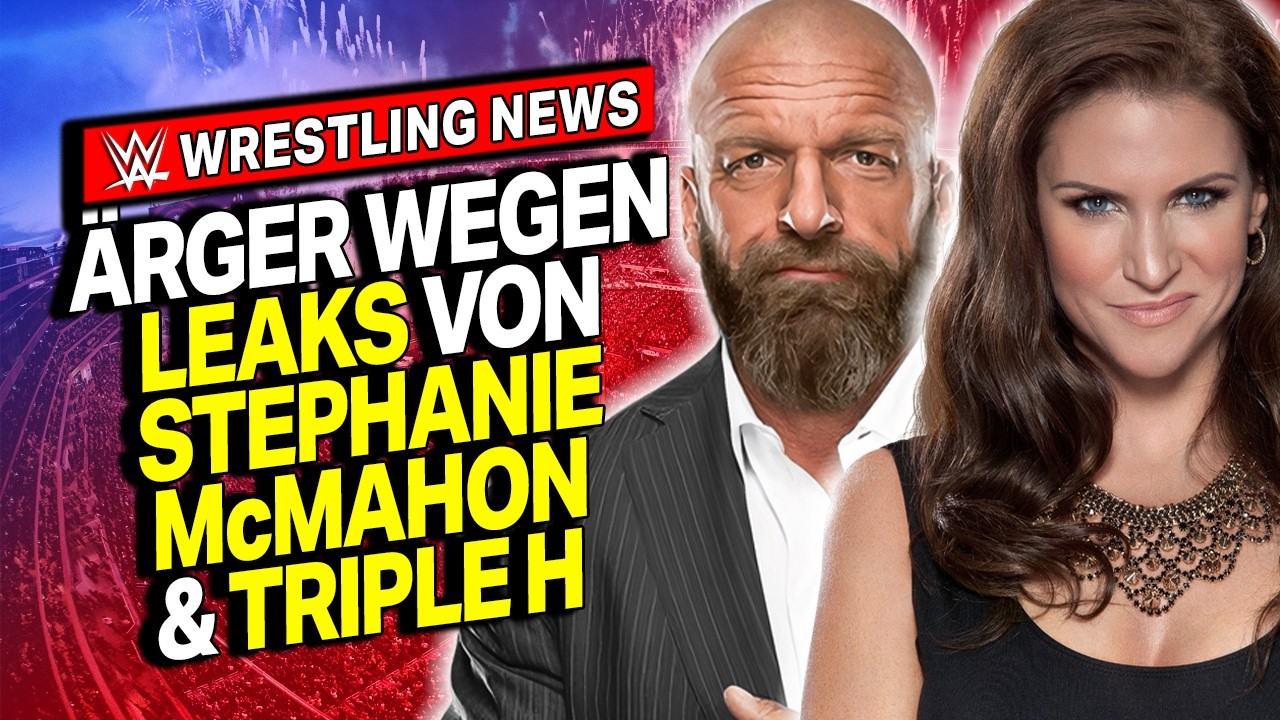 YouTube post by @MartinGuerrero for Smilodox. Caption reads: Trouble over leaks from Stephanie McMahon & Triple....
