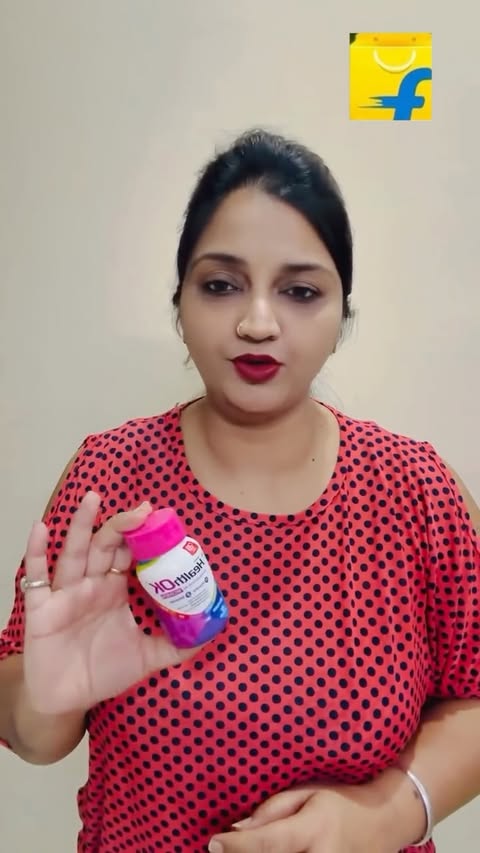 Instagram post by @nisha.tuli for HealthOK Tablets. Caption reads: Comment for link 🔗 Taking care of your health....