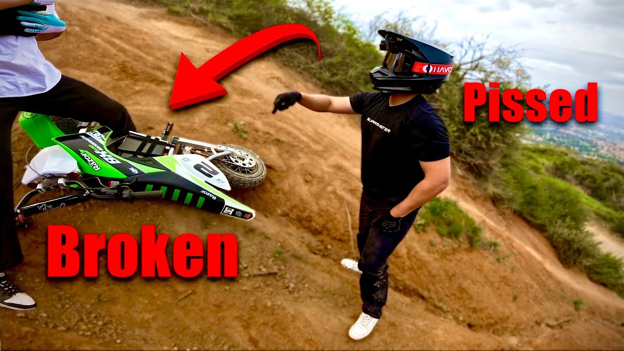 YouTube post by @motomatt224 for Electro & Company. Caption reads: I Shouldn’t Have Ridden SURRONSTER’s Bike 😅.