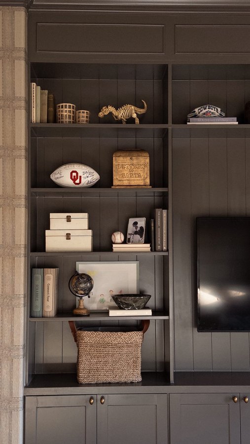 Instagram post by @accordingtomandy for Benjamin Moore. Caption reads: AD - Excited to share the @benjaminmoore Color of....