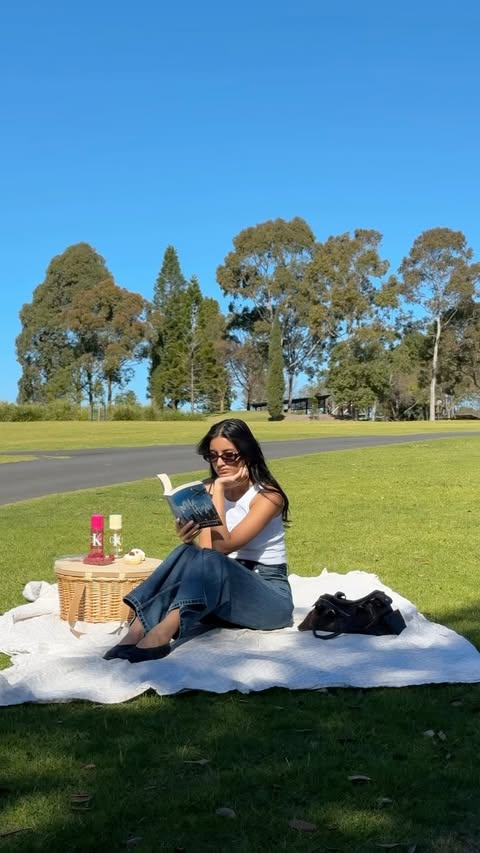 Instagram post by @diyaasharms for MYER. Caption reads: [...] with @calvinklein fragrance mists @myer....