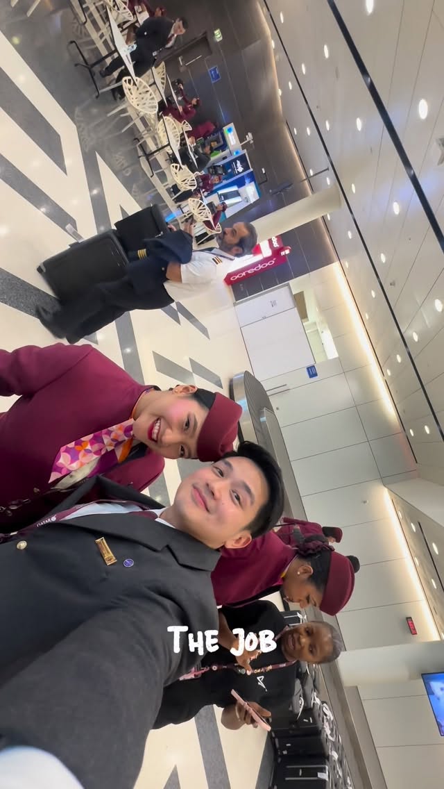 Instagram post by @thelanceprince for Qatar Airways. Caption reads: I’m making memories in Bali as I upload this.....