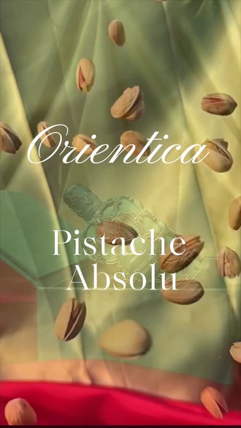 Instagram post by @skin_.and_.love for Orientica Perfumes. Caption reads: [...] Desi Luxury, Nutty Fragrance)....