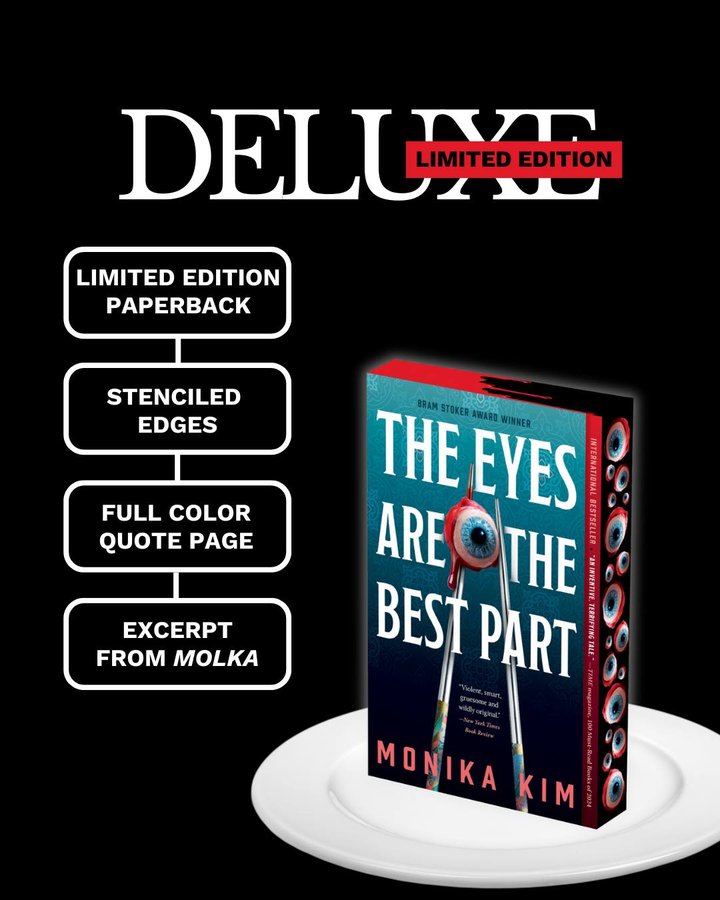 Instagram post by @erewhonbooks for Kensington Books. Caption reads: THE EYES ARE THE BEST PART will be out in....