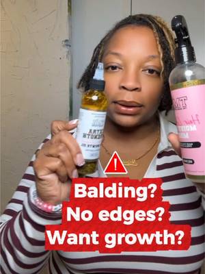TikTok post by @kiki_with_keke for The Mane Attraction. Caption reads: [...] try THIS oil + moisturizer combo! @The Mane....