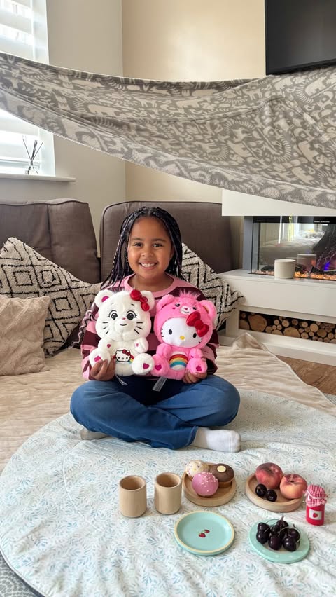 Instagram post by @_islajune for Basic Fun!. Caption reads: #ad We’ve got some new best friends in the house....