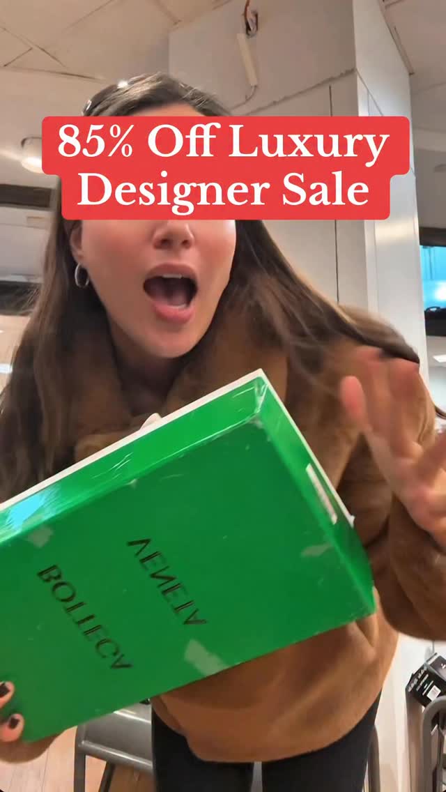 Instagram post by @titatotss for Saks OFF 5TH. Caption reads: WOWWW! @saksoff5th luxury sale is INSANE! You’re....